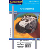 Papel Fotográfico Inkjet A4 Glossy 180g 50 Fls Masterprint