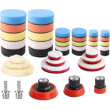 Kit De Pulido Para Taladro De Espuma Para Automóvil 44 Pcs