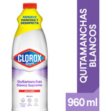 Quitamanchas Clorox Blancos Supremos 960 Ml