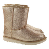 Botas Ugg Niña Kids Classic Glitter Ii Gold