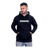 Moletom Blusa De Frio Shure Microfones Musicos Audio Som