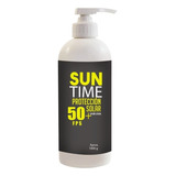 Bloqueador Solar Suntime 1 Lt Factor 50 + Con Dispensador