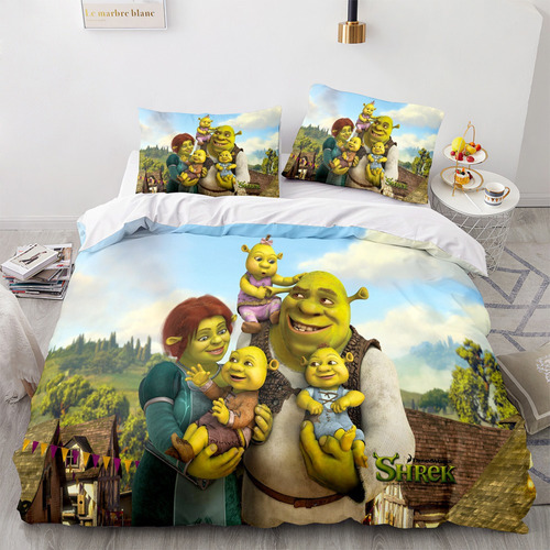 Juego De Cama Infantil De Dibujos Animados Shrek