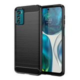 Funda Tpu Fibra Carbono Rugged Para Motorola Moto G42