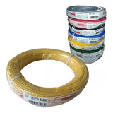 Fio Cabinho 0,75mm Cabo 0,75 Mm Rolo 075 100 Metros Puro Cobre Flexível Fox Cabos Para Som Alarme Automotivo Uso Geral 