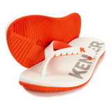 Chinelo Sandália Kenner Red Dnn-09 Masculino Laranja