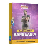 Pack Canva Barbearia Cabeleireiro - 100% Editável