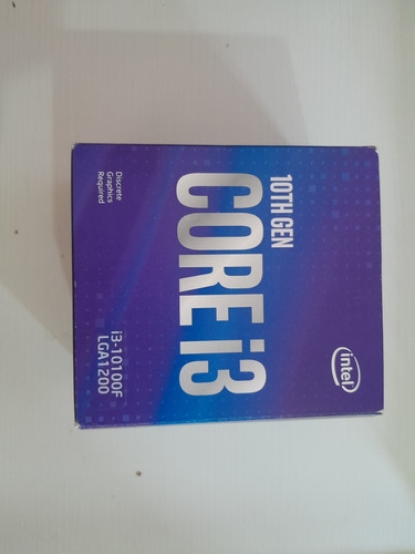 Processador I3 10100f Intel