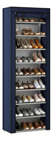 Zapatera De Closet Organizador Zapatos 9 Niveles Marco Metal