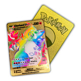 Carta Pokemon Metal Charizard Vmax Rainbow - Colecionador