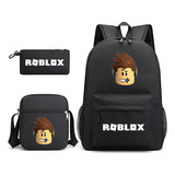 Mochila Roblox De Gran Capacidad Para Escuelas Primarias Y S Color A5 Diseño De La Tela Backpack