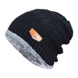 Touca De Inverno Forrada Soft Malha Suave Gorro Frio Intenso