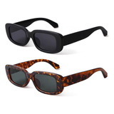 Gafas De Sol Rectangulares Retro Kuguaok Para Mujer Y Hombre