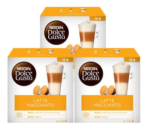 Nescafé Dolce Gusto Latte Macchiato 3 X 16 Capsulas