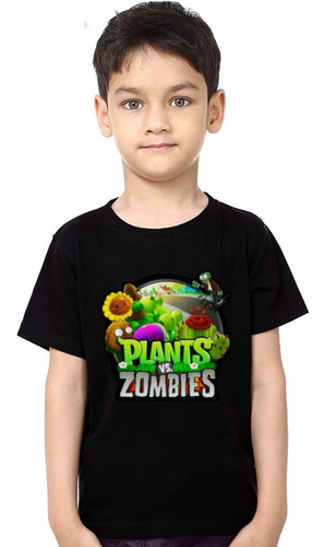 Playera Camiseta Para Niño O Niña  Plants Vs Zombies.
