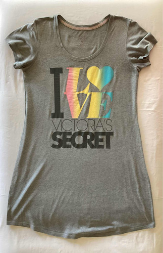 Victoria Secret. Camisón Gris. Talle M (c/ Detalle) #fr19