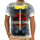 Camiseta Camisa Jurassic Park Desenho Infantil Meninio 01