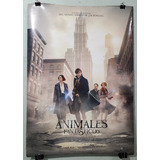Poster Original De Cine Animales Fantasticos 1