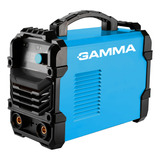 Soldadora Inverter Gamma 250a Arc250 Electrodos H/ 5 Mm Color Celeste Frecuencia 50 Hz