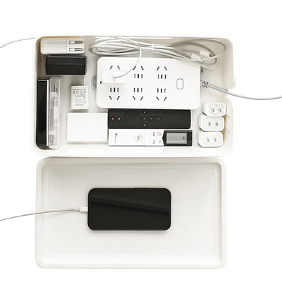 5n Organizador De Cables Caja Oculta Para Extensiones D!