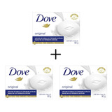 Sabonete Dove Tradicional Hidratação Profunda 3 Unidades 90g