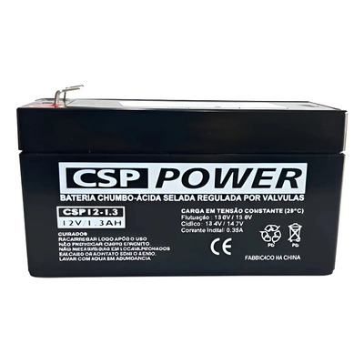 Bateria 12v 1,3ah En006 Csp12-1.3 | Frete grátis