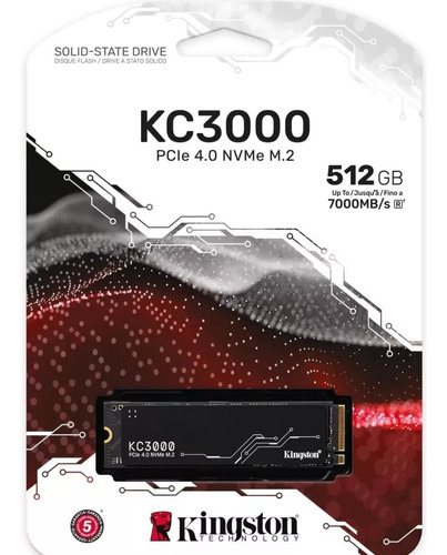 Ssd 512 Gb Kingston Kc3000 Nvme