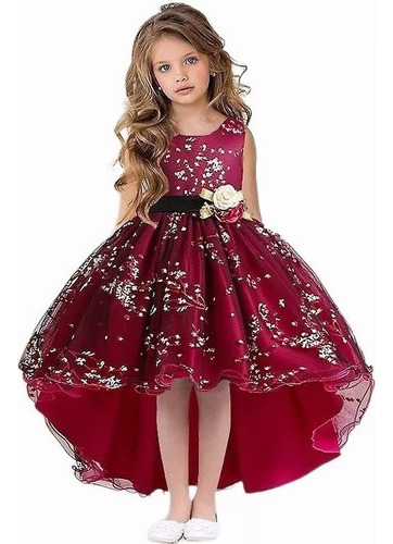 Vestido Elegante Para Niña Fiesta Boda Cumpleaños 6 A 13 Año