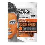 Mascarilla L'oréal Men Expert En Tela Hydra Energetic De 30g