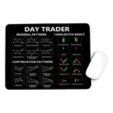 Day Trader - Alfombrilla De Raton Grande Para Mouse Y Teclad