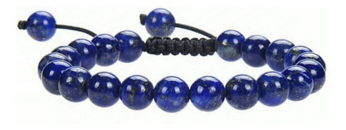 Pulsera Cuarzo Lapislazuli Tejida + Estuche Gamushop