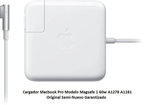 Cargador Apple Macbook Air 11 A1370 2011 Original