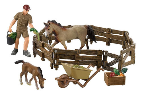 Figura De Acción Modelo Animal Con Forma De Caballo, Escena