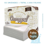 Kit Papel Toalha Interfolha 32g Luxo Folha Dupla 3000 Folhas