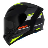 Capacete Masculino Axxis Segment Bat Preto Amarelo Fosco