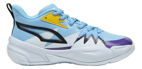 Tenis Puma Deportivo Genetics Jr Azul Unisex 309825 02