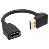 Cable De Extensión Displayport 1.4 Glhong 8k Con Ángulo De 9