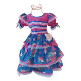 Vestido Infantil Festa Junina São João Caipira