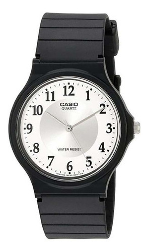 Reloj Casio Hombre Mq-24-7b3 Color De La Malla Negro Color Del Bisel Blanco 7b3 Color Del Fondo Blanco