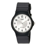 Reloj Casio Hombre Mq-24-7b3 Color De La Malla Negro Color Del Bisel Blanco 7b3 Color Del Fondo Blanco