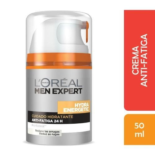 Hydra Energetic Gel Facial Hidratante L'oréal Paris Men Expert Para Todo Tipo De Piel De 50ml