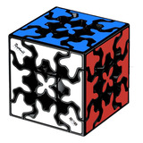 Cubo Magico Gear Cube Engranes Qiyi 3x3 Base Negra Color De La Estructura Gear 3x3x3 Cube