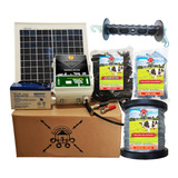 Cerco Electrico Ganadero Kit Solar (60 Km) + 500m De Alambre
