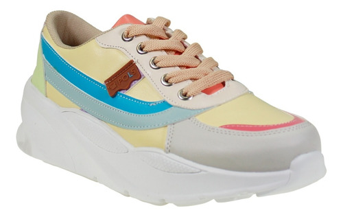 Tenis Casuales Mujer Chunky  Pols  Pol8801