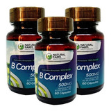 Pack 3 B Complex Nf Vitaminas B1 B2 B3 B5 B7 B9 B12
