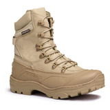 Bota Coturno Militar Acero Couro Tiger Pro Semi Impermeável