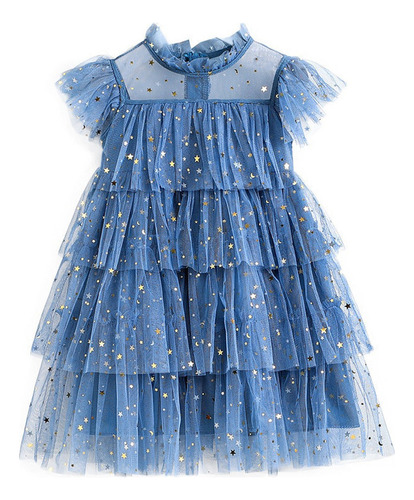 Vestido Casual De Tul Para Niña, Fiesta De Cumpleaños, Ropa