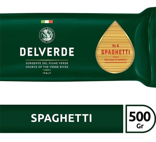 Fideos N°4 Spaghetti Delverde 500g