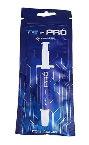 Pasta Termica Silver Ts-pro Implastec Thermal 4g Seringa