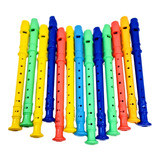 10 Flauta Doce Infantil Brinquedo Prenda Festa Junina